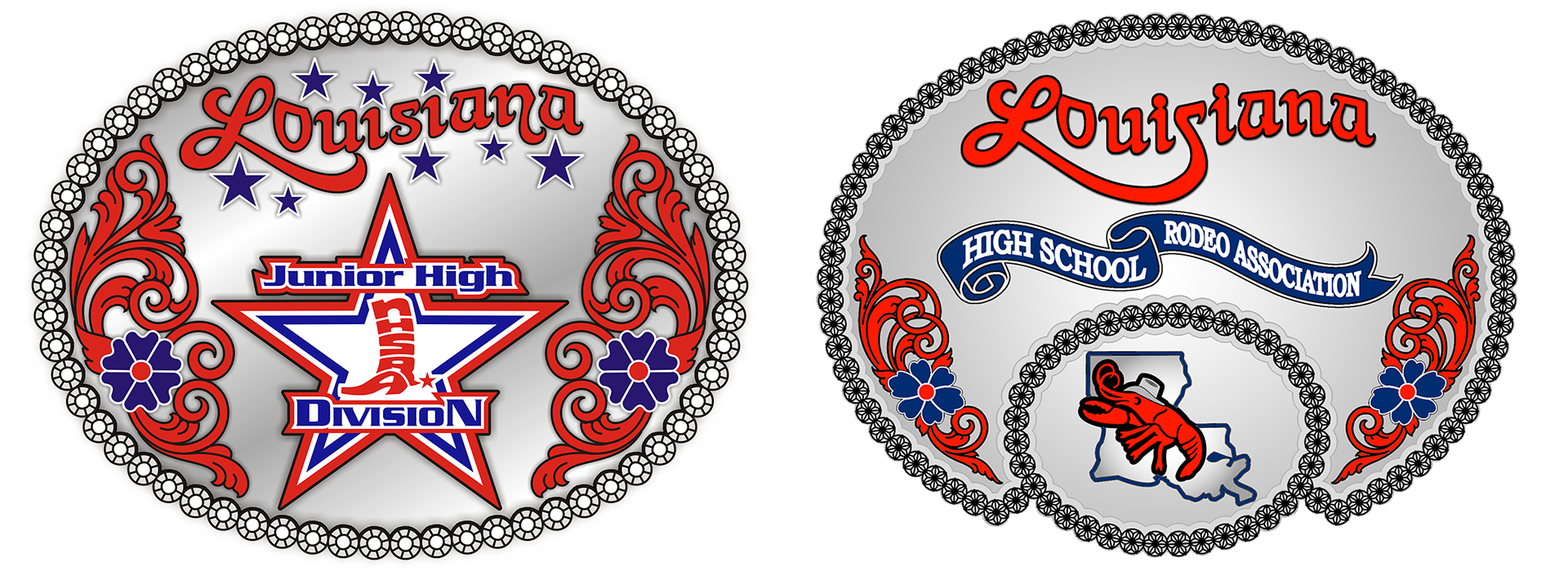 Louisiana Double Buckle logo